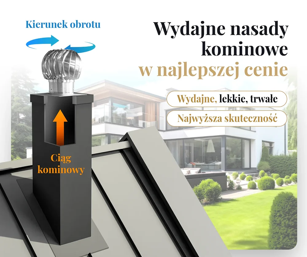 najbardziej wydajna nasada kominowa Dospel